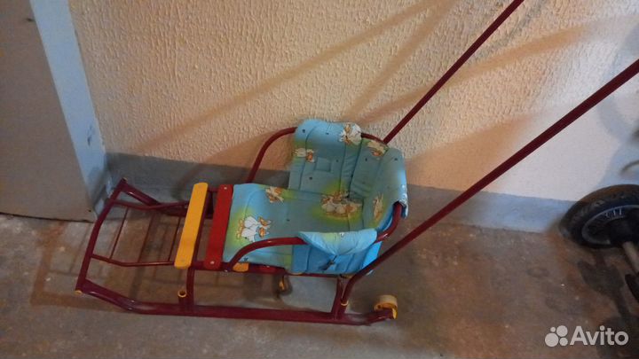 Детские зимние санки