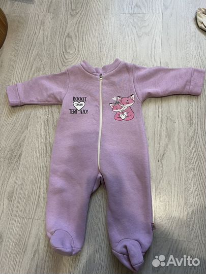 Комбинезон на флисе 68