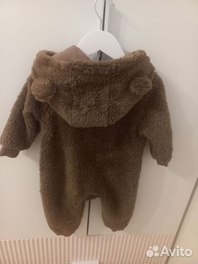 Комбинезон плюшевый 74-80