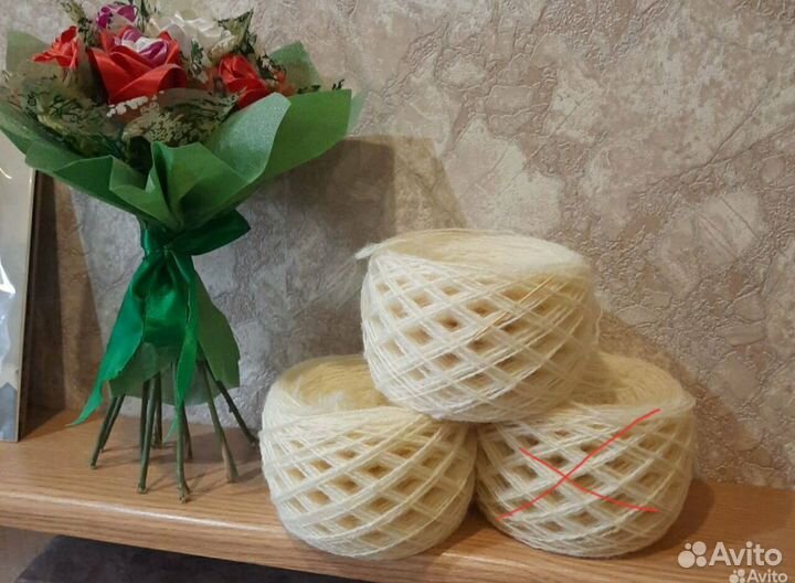 Пряжа из собачьей и овечьей шерсти