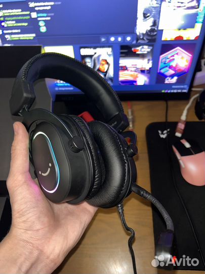 Игровые наушники с микрофоном Fifine H6