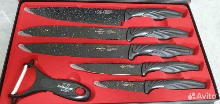 Набор ножей 6 предметов. Новый