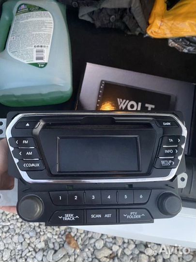 Штатная магнитола на kia rio