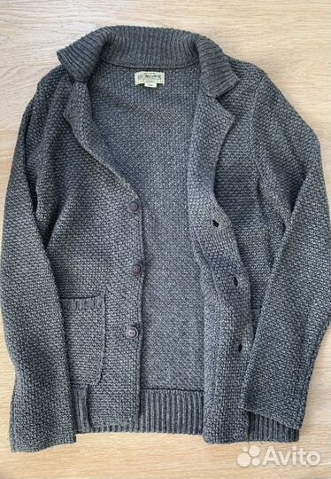 Кардиган на пуговицах мужской серый MCS (L)