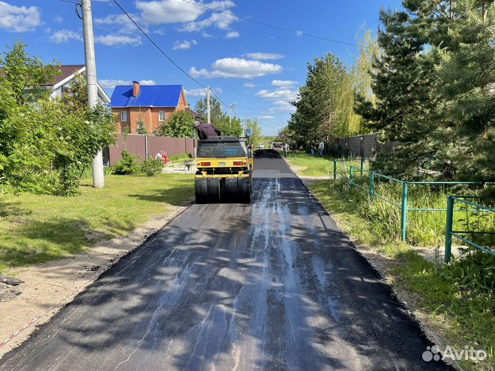 Асфальтирование,Укладка асфальта