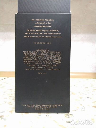 Парфюмерная вода Hugo Boss оригинал
