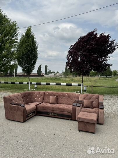 Угловой диван с креслом Барселона раскладной