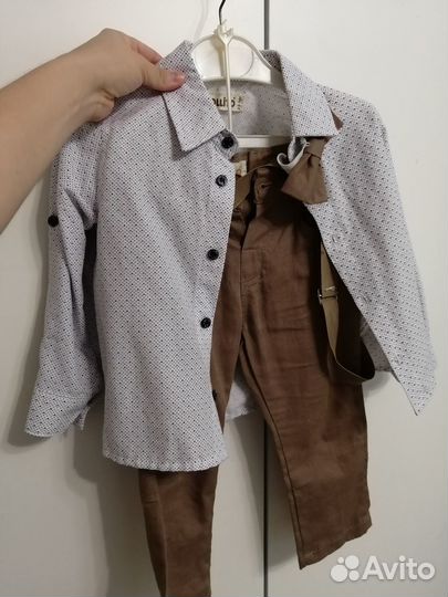 Нарядный костюм комплект мальчику 2-3года