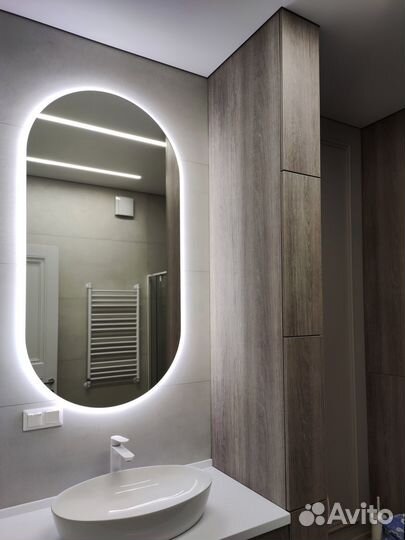 Зеркало овальное в раме