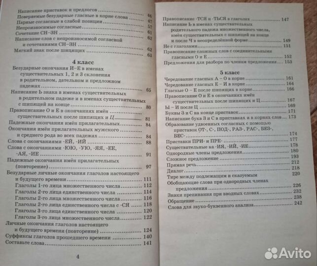 Русский язык правила, упражнения 1-5 классы