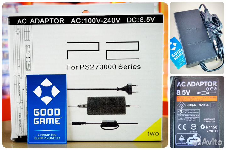 Блок питания PS2 Slim scph-7000x. Новый