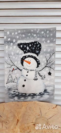 Картина гуашью