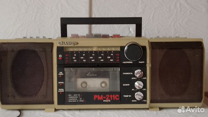 Кассетная стереомагнитола Скиф рм-211С