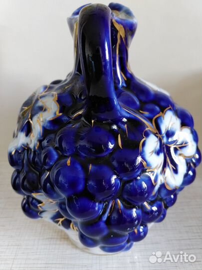 Ваза кувшин Виноград СССР под реставрацию