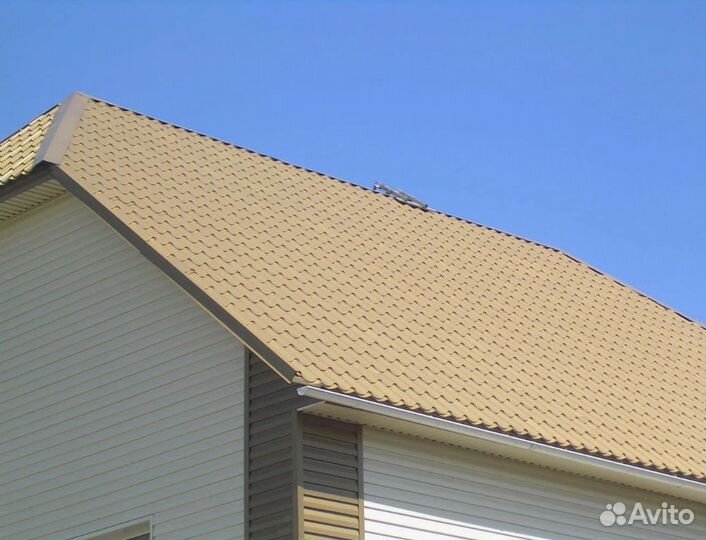 Металлочерепица RAL 1014 бежевый