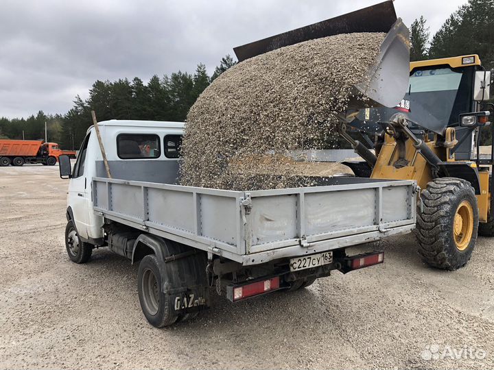 Песок щебень с доставкой на газели