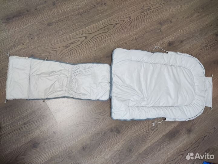 Меховой конверт в коляску овчина, для детей