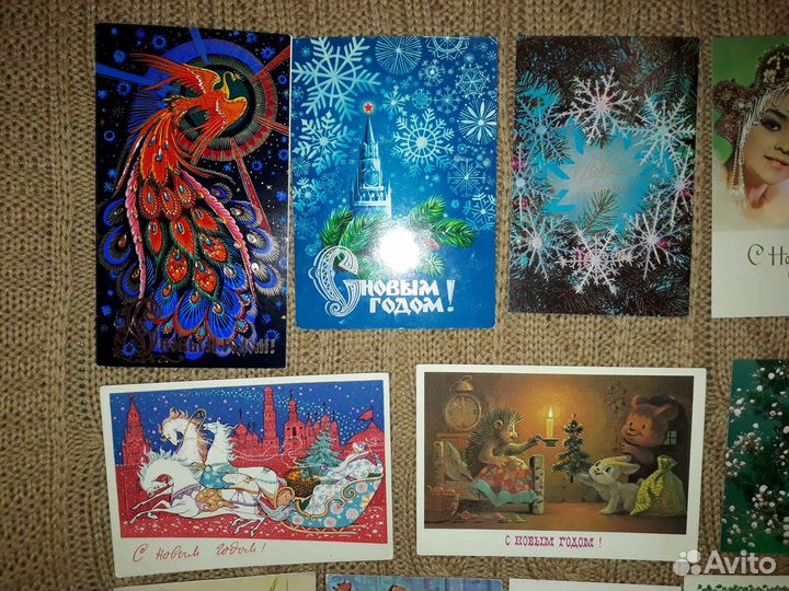 Почтовые поздравит. открытки СССР Россия Египет