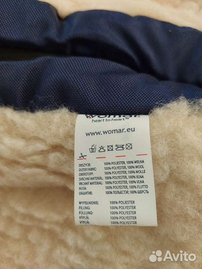 Конверт зимний меховой в коляску