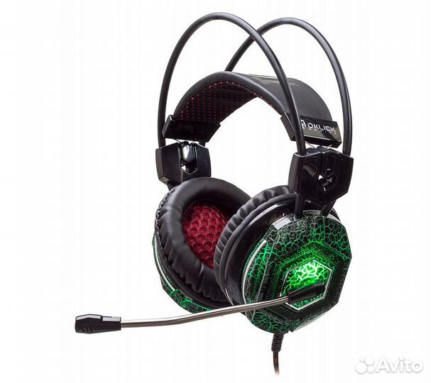 Компьютерная гарнитура Оклик HS-L500G Toxic, черны