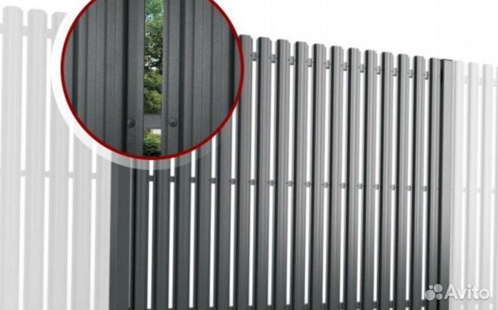 Штакетник п образный