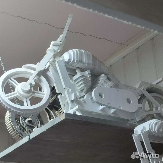 Модель мотоцикла из пвх