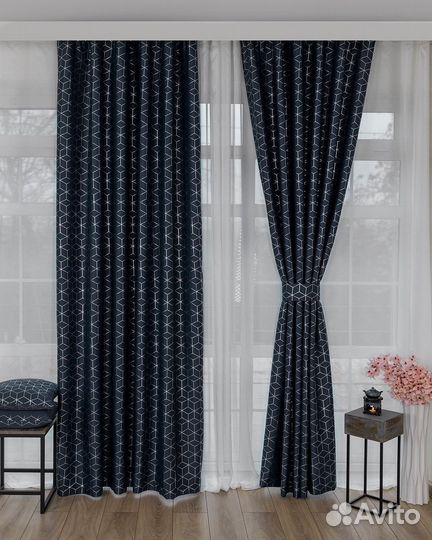 Комплект Шторы и Тюль Гала Роял+Вуаль