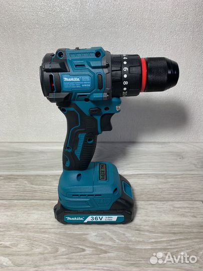 Безщёточный шуруповерт makita 36v