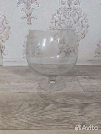 Большой фужер под цветы