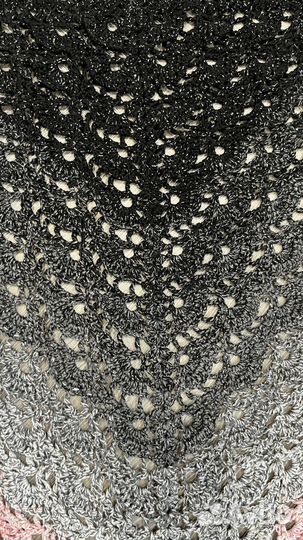 Бактус Шаль Платок вязаный