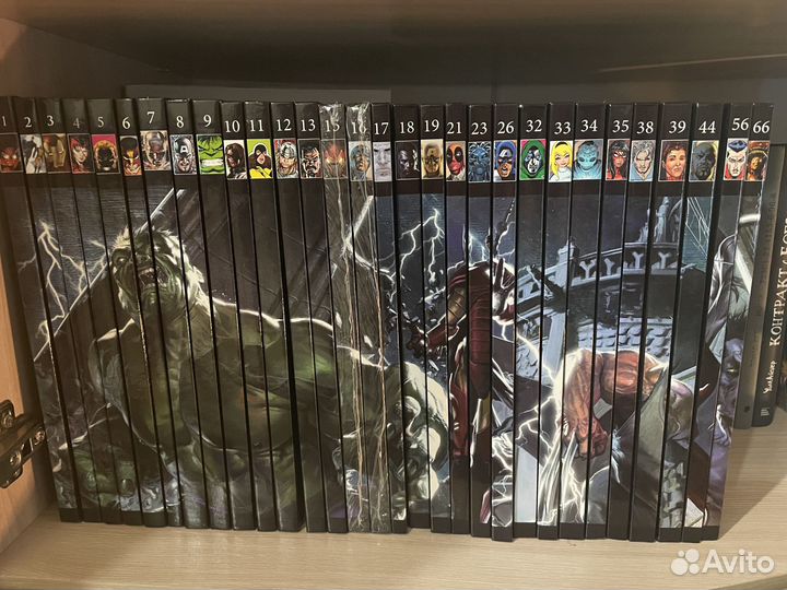 Комиксы Marvel (черный ашет) 30 томов