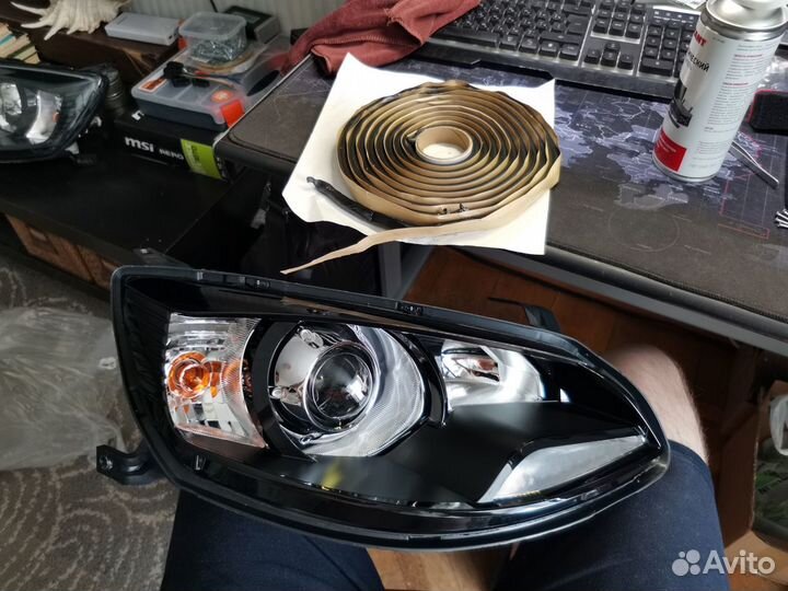 Фары на LADA kalina 2 тюнинг Bi LED