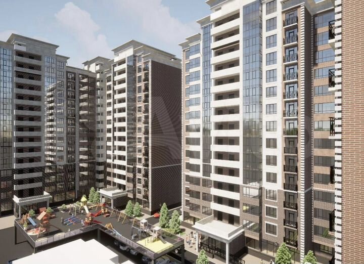 1-к. квартира, 57 м², 5/12 эт.