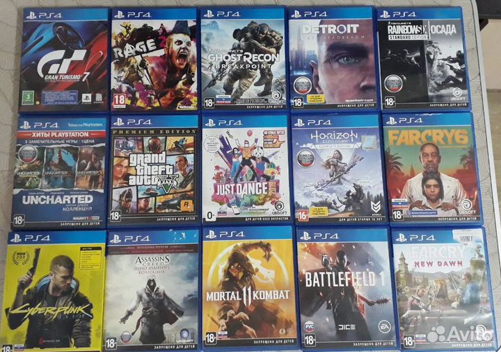 Игры для приставок ps4