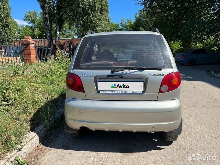 Daewoo Matiz 0.8 МТ, 2007, битый, 175 676 км