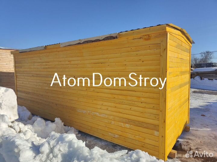 Новые деревянные бытовки