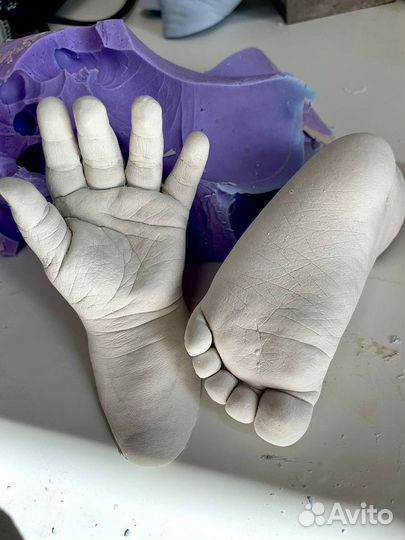 3D слепки ручек и ножек
