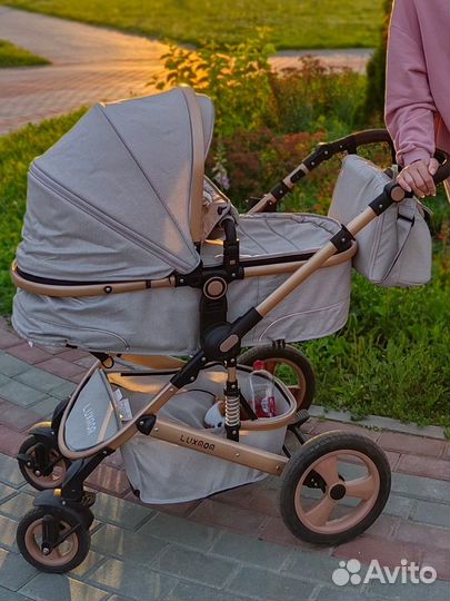 Коляска 2 в 1 luxmom 518