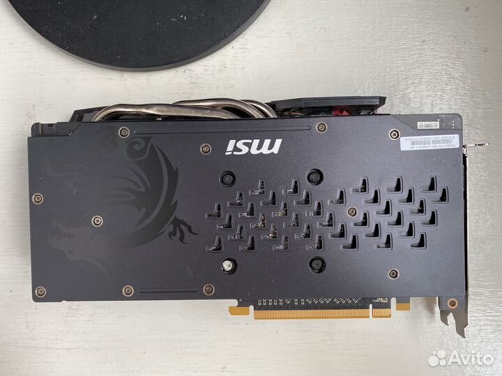 Видеокарта rx480 8gb msi