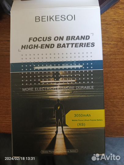 Аккумулятор на iPhone xs