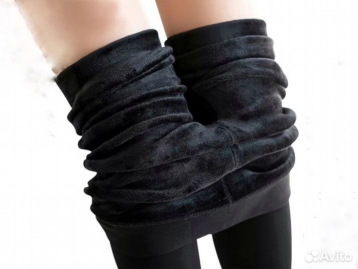 Кашемировые тёплые колготки с собачьей шерстью