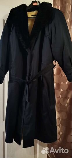 Пальто с овчиной новое