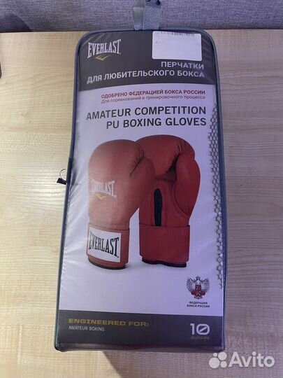 Боксерские перчатки everlast 10 oz