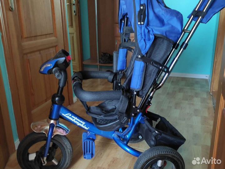 Детский трехколесный велосипед lamborghini