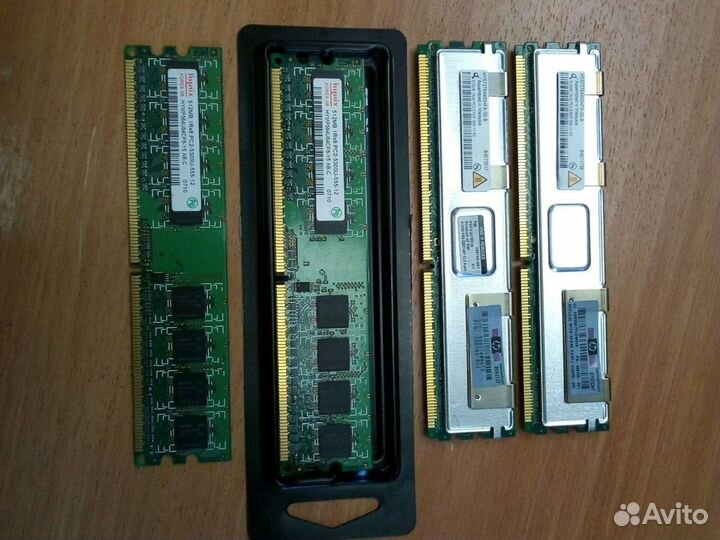 Оперативная память ddr2 2Gb (4x512 Mb) + DDR1 512