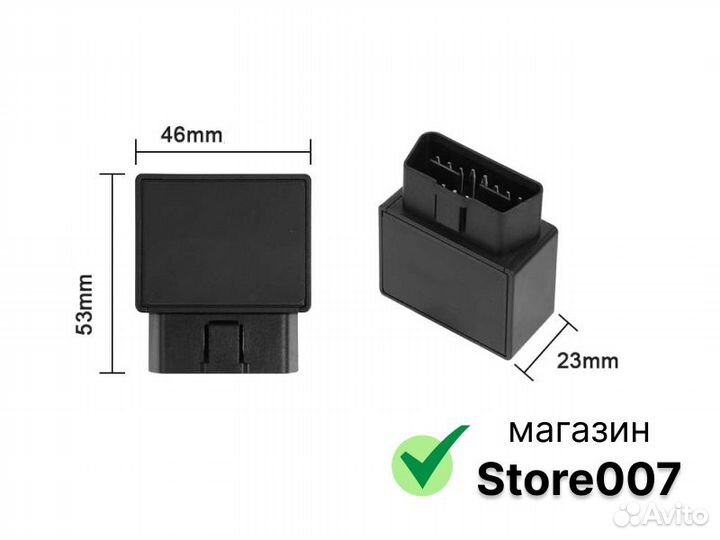 Трекер с подключением в разъём OBD TKstar TK816