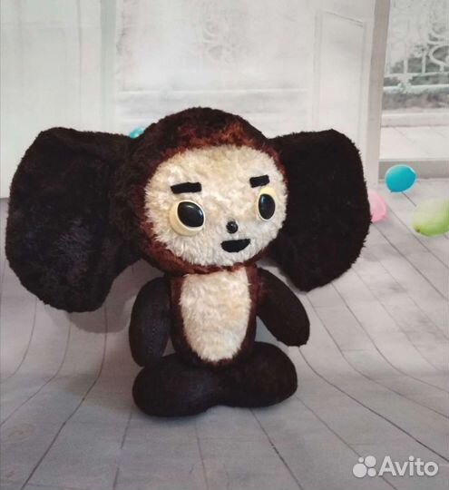 Игрушка СССР Чебурашка, плюш
