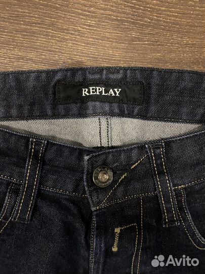 Джинсы прямые replay
