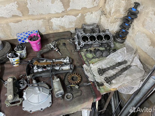 Остатки мотора в разбор от Honda CBR 600f3