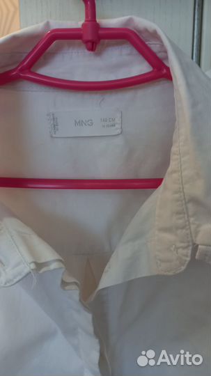 Блузка школьная манго 140 см